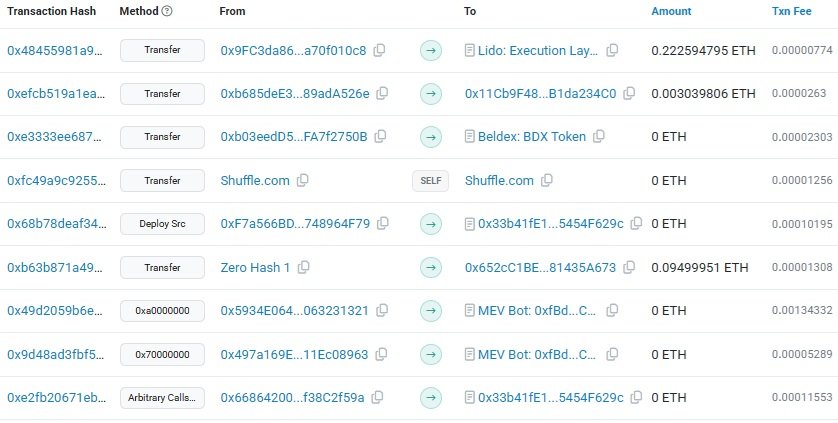 ethereum ransactions etherescan